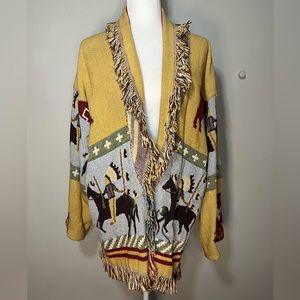 NATIVE AMERICAN SWEATER COAT - LEW MAGRAM COLLECTION